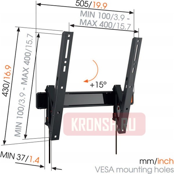 Кронштейн для телевизора Vogels WALL 3215  