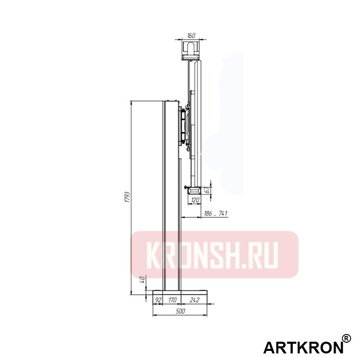 Стойка ARTKRON ВКС VCS-6 (для телевизора)  