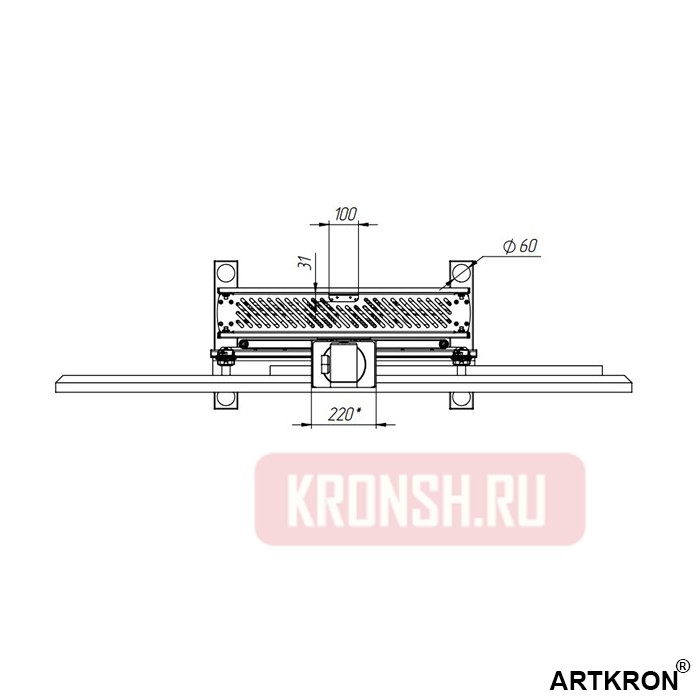 Стойка ARTKRON ВКС VCS-6 (для телевизора)  