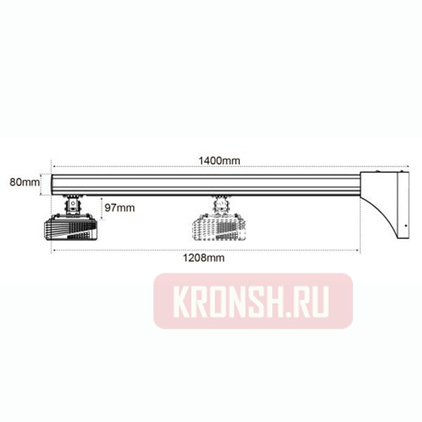 кронштейн Wize WTH140