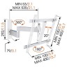 Кронштейн для телевизора Vogels WALL 3245 (белый) 
