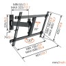 кронштейн Vogels WALL 3325 (чёрный)   