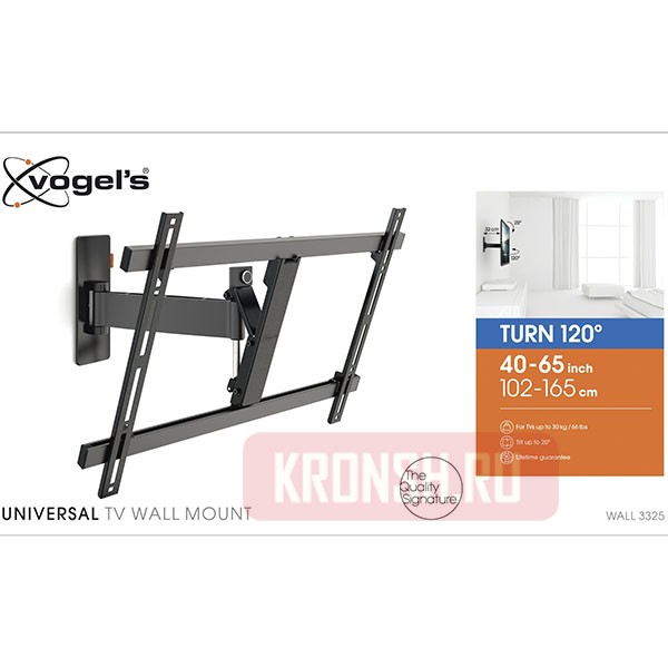 Кронштейн для телевизора Vogels WALL 3325 (чёрный)   