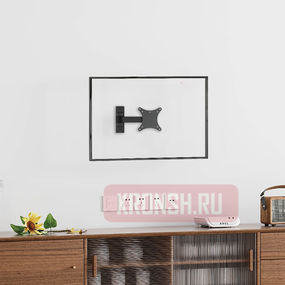 Кронштейн для телевизора Uniteki FM1616B (чёрный)