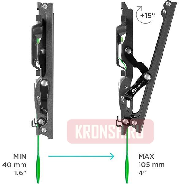 Расстояние от стены Onkron SN22