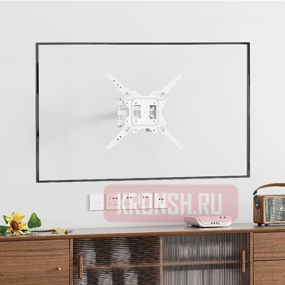 Кронштейн для телевизора Uniteki FM1504W (белый)    