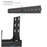 Кронштейн для телевизора Kromax ULTRA SLIM-102 (чёрный)