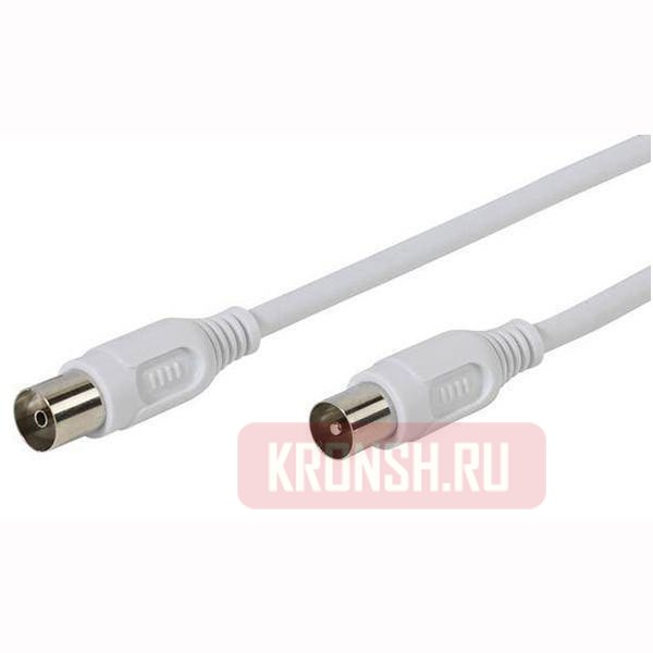 Антенный кабель Vivanco 43027 (1,5 м, белый) 