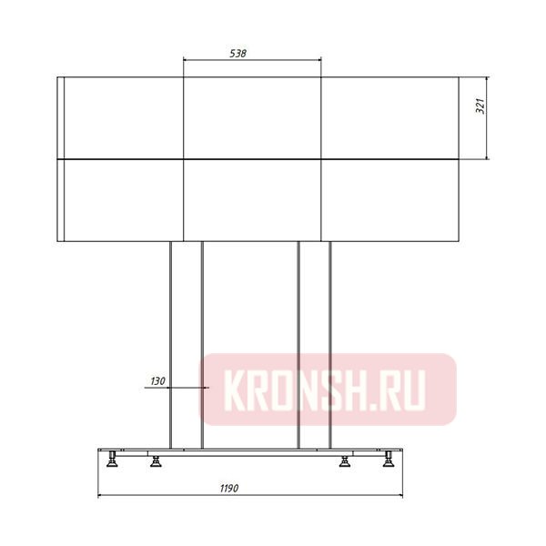 Стенд для 6 мониторов ARTKRON LST 632A