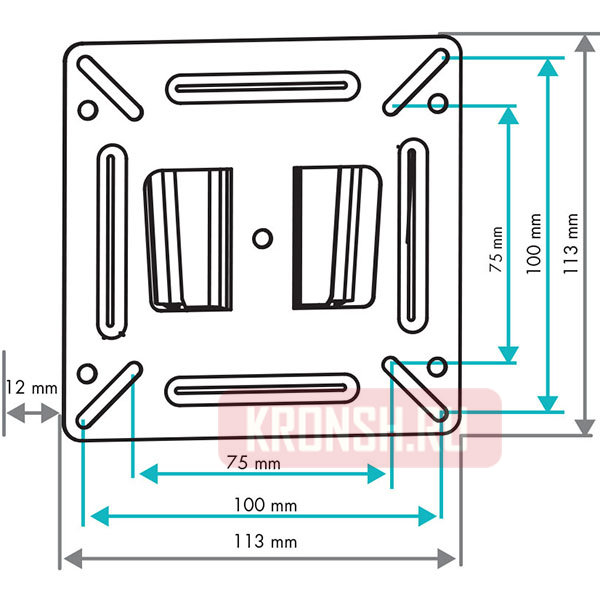 Кронштейн для телевизора VLK Trento-100