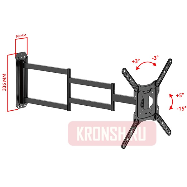 Кронштейн для телевизора Uniteki FMXL946