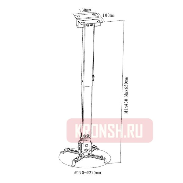 Кронштейн для проектора Digis DSM-2