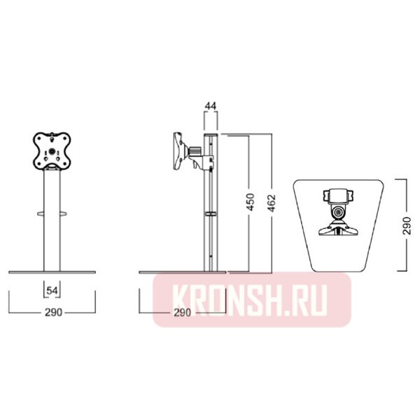 кронштейн для монитора EGC EGFS-4510