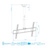 потолочный кронштейн Arm-Media LCD-1500 (черный)