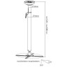 Кронштейн для проектора ErgoFount BPM-16-02SW  