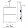 Кронштейн ARTKRON Duplex 3763 (черный)