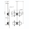 Кронштейн ARTKRON Duplex 3763 (черный)