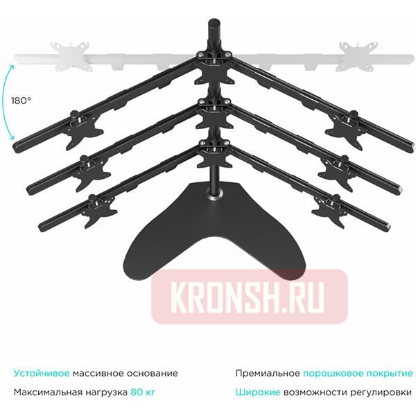 Кронштейн для 9 мониторов Onkron FSPRO1L-33