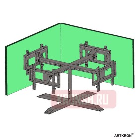 Стенд на 4 телевизора ARTKRON Quadro ST50