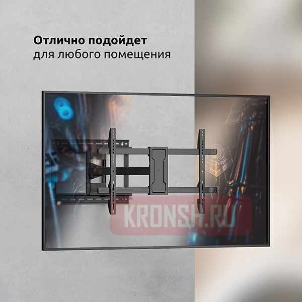 Кронштейн для телевизора Uniteki FML60N (черный)     