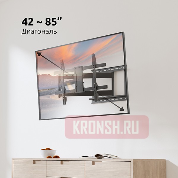 Кронштейн для телевизора Uniteki FML60N (черный)     