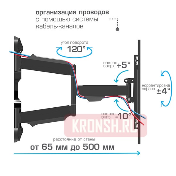 Кронштейн для телевизора Tuarex Olimp-605