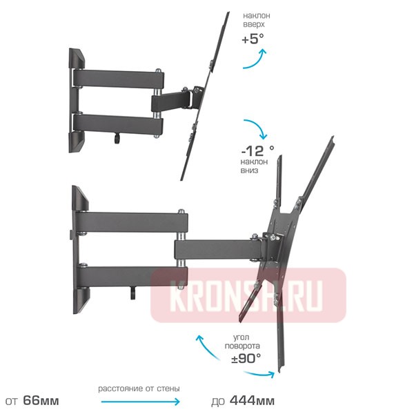 Кронштейн для телевизора Kromax Optima-404