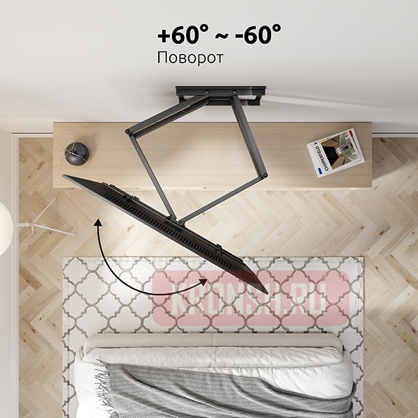 Кронштейн для телевизора Uniteki FML62N (черный)    