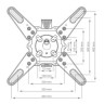 кронштейн для телевизора Kromax Atlantis-40 (белый)