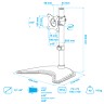 Кронштейн для монитора Arm-Media LCD-T51 
