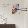 Кронштейн для телевизора Uniteki FML728 (черный)