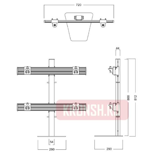 кронштейн EGC EGFS-8040