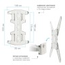 Кронштейн для телевизора Kromax Atlantis-45 (белый)