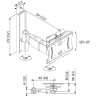 Кронштейн Vogels PFW 3230 (серебристый) 
