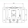 Кронштейн для монитора ARTKRON PLM-1022