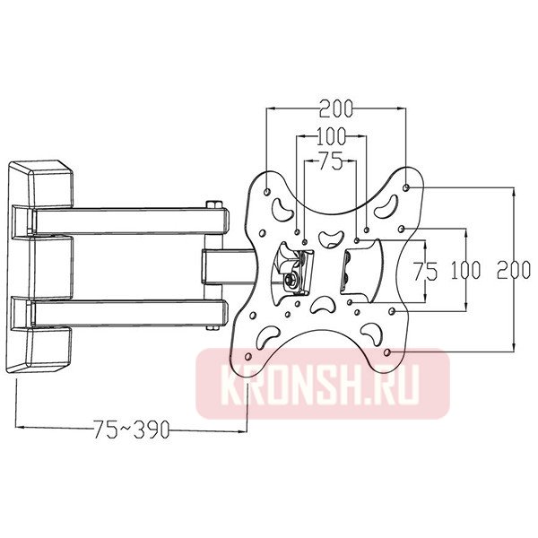 Кронштейн для телевизора Digis DSM-8023