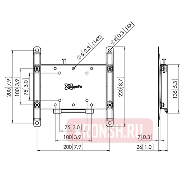 кронштейн Vogels PFW 4200