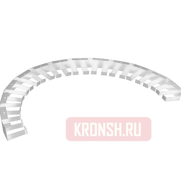 Кабель-канал ErgoFount PCS-147W (белый) 