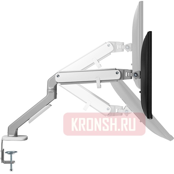 Кронштейн для монитора Ultramounts UM734SIL (серебристый)     