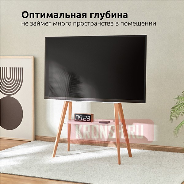 Стойка Uniteki STW008WOOD-W (белая)