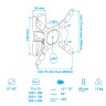 Кронштейн для телевизора VLK Trento-103 (чёрный)