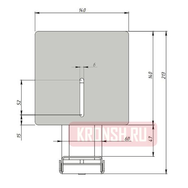Кронштейн для камеры ARTKRON VK-9-AL