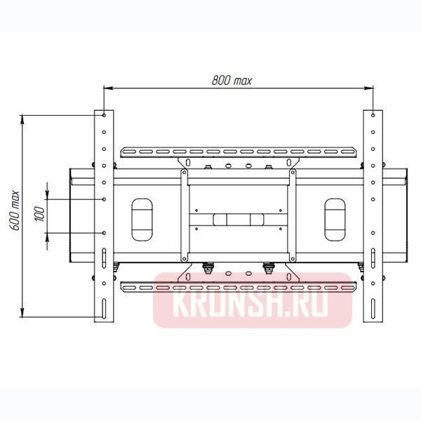 Кронштейн для телевизора ARTKRON Powerful-100XL