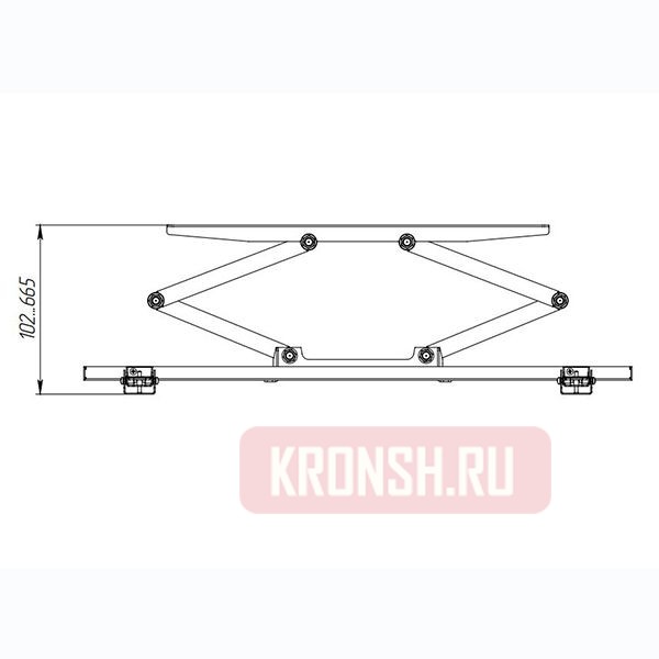 Кронштейн для телевизора ARTKRON Powerful-100XL
