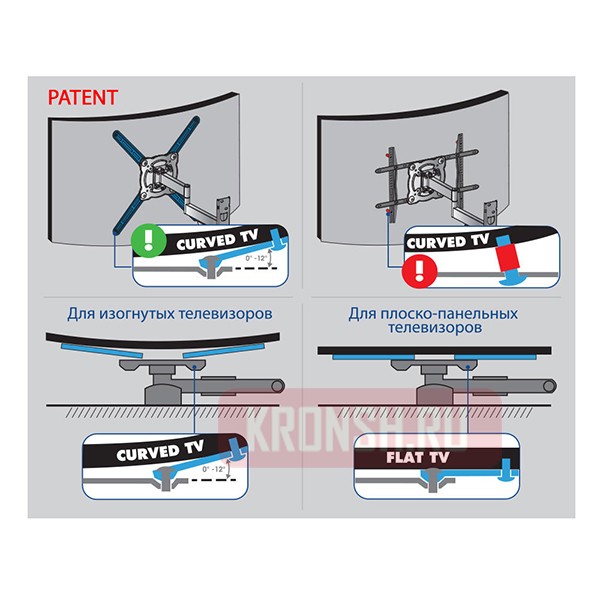Кронштейн для телевизора Kromax Atlantis-15
