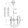 потолочный кронштейн Arm-Media LCD-1700 (черный)