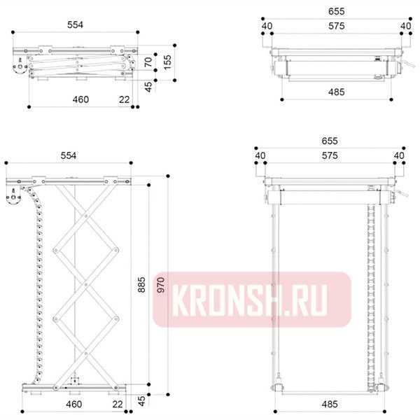 Лифт Vogels PPL 2100