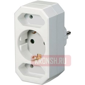 Переходник на 3 розетки Brennenstuhl 1508050