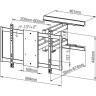 Кронштейн для телевизора Vivanco BFMO 8860 (39296)