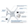 кронштейн Kromax Atlantis-15 (белый)